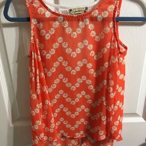 Belk brand Vibrant Orange 🍊 summer top